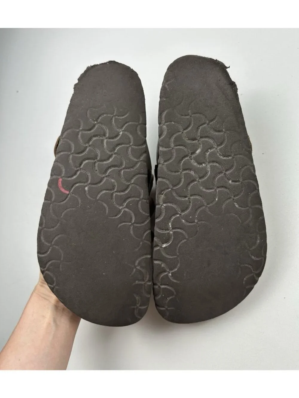 Birkenstock Boston Brown Leather Clogs Slip-on Shoes Sandals Men’s 8 EU 41 Brown
